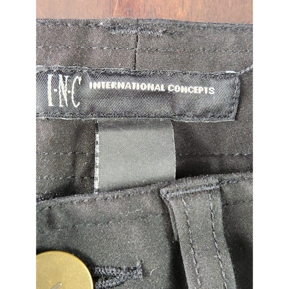International Concepts Women Black Modal Blend Ankle Zipper Jeans Size 2 - Picture 8 of 8